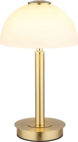 Globo 21953M - Lampă de masă tactilă LED dimabilă ULDIN LED/7W/230V 3000K alamă