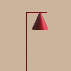 Lampadar modern rosu minimalist din metal Form