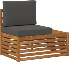 vidaXL Canapea de exterior cu braț final natural 91 x 63 x 73 cm