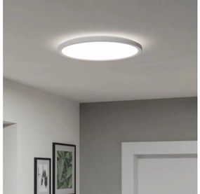 Plafonieră LED dimabilă de exterior Eglo 901458 ROVITO-R 18,5W/230V d. 38,9 cm IP44 alb + telecomandă