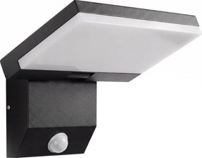 Aplica de perete LED pentru exterior cu senzor LED/18W/230V IP44 neagră