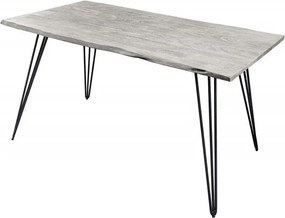 Masa design industrial vintage Scorpion 140cm, salcam gri