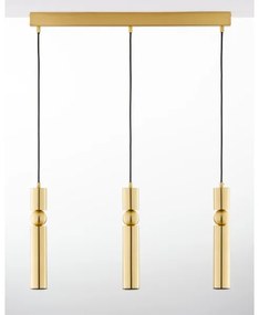 Lustră pe cablu Jupiter 2010 ALAS 3xGU10/10W/230V auriu