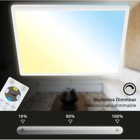 Plafonieră LED dimabilă Briloner 7082-016 SLIM LED/22W/230V 2700-6500K + telecomandă