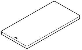 GROHE 40751HV0 - Tocător din lemn, 490 × 240 × 19 mm