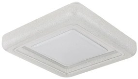 Plafoniera LED alba cu plastic sparkle MARCIA