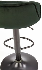 Scaun de bar H95 velvet verde