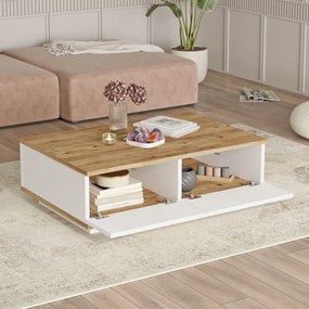 Masă de cafea Atlantic Pine White