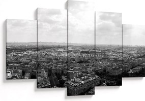 Tablou - Acoperișuri clădirilor din Paris (150x105 cm)