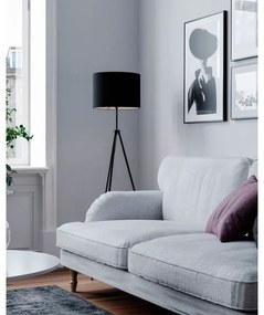 ByRydens 4100700-4000 - Lampă de podea RINA 1xE27/5W/230V, neagră