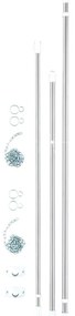 Suport pentru haine argintiu telescopic din metal Garment – Wenko