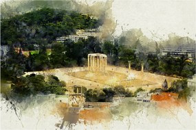 Tablou - Templul lui Zeus, Atena, Grecia (90x60 cm)