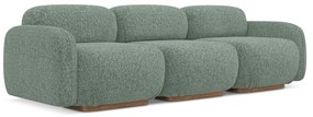 Canapea modulară verde-deschis 270 cm Ailani – Makamii