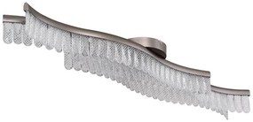 Lustra aplicata, Metal Grafit Mat, Cristale Acrilice, JULIET 67348D GL