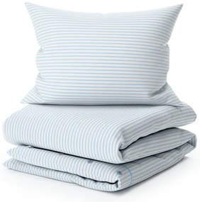 Lenjerie de pat din bumbac STRIP BLUE albastru deschis Dimensiune lenjerie de pat: 70 x 90 cm | 140 x 200 cm