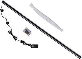 vidaXL Lampă cu LED pentru acvariu cu bule RGB 107 cm