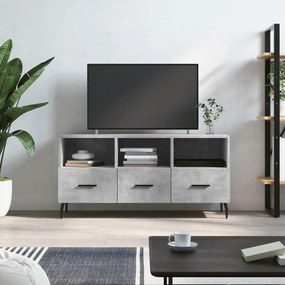 vidaXL Dulap TV, gri beton, 102x36x50 cm, lemn prelucrat
