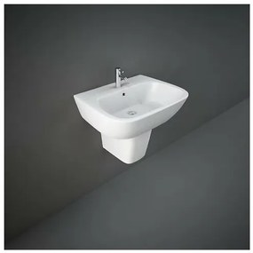 Semipiedestal pentru lavoar Rak Ceramics One alb