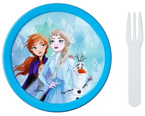 Cutie de gustări pentru copii cu furculiță Frozen 2 – Mepal