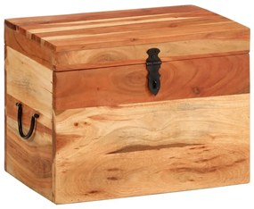 Cutie de depozitare, 39x28x31 cm, lemn masiv de acacia lemn masiv de acacia, 1