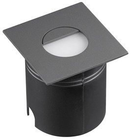 Spot LED incastrabil scari iluminat exterior IP65 ASPEN gri inchis