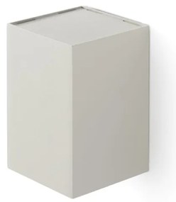 Aplica perete aluminiu gri, 1xGU10, LUNE square