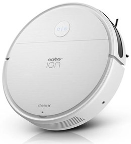 Niceboy ION Charles i6 - Aspirator robot 2în1, 2600 mAh, Wi-Fi, alb