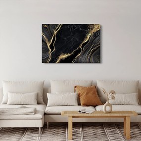 Tablou abstarcției aurii (90x60 cm)