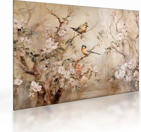 Tablou pe sticlă - Pictură de păsări de epocă II. (70x50 cm)
