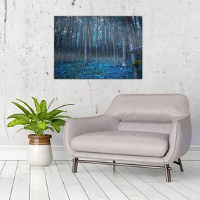 Tablou pe sticlă - Pădurea magică (70x50 cm)
