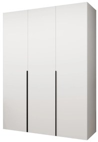Dulap de haine 150 cm Alice 1 (alb + Negru). 1126104