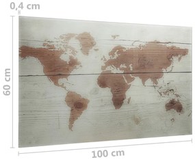 Tabla magnetica de perete, 100x60 cm, sticla harta, 100 x 60 cm