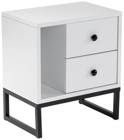 Măsuță de noptieră Glimmer White