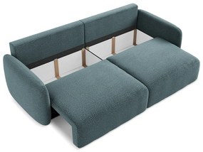 Canapea turcoaz extensibilă/cu spațiu de depozitare 238 cm Kalena – Makamii