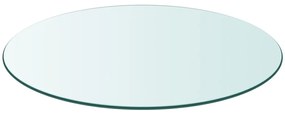 243624 vidaXL Blat de masă din sticlă securizată, rotund, 300 mm