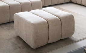 Pouf lemn masiv Zurich