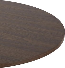 Masă de dining AVENBERG ORBIS Ø100 maro