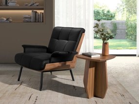 Fotoliu elegant design italian Black-Walnut