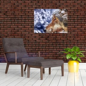 Tablou cu lup (70x50 cm)