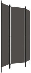 Paravan de camera cu 4 panouri, alb, 200 x 180 cm Paravan de camera cu 3 panouri, antracit, 150 x 180 cm
