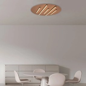 Plafoniera LED 52W 3000K BLACK STICK-BRICK RED ZB-2571