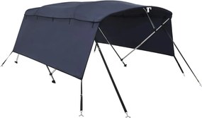 vidaXL Parasolar Bimini 4 arcuri pereți laterali, 243x(185-198)x137 cm
