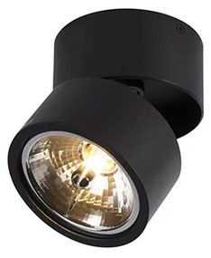 Spotlight modern negru rotund reglabil - Go Nine