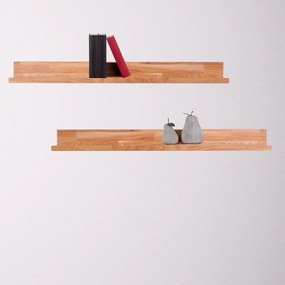 Raft în culoare naturală pentru fotografii din lemn de stejar 80 cm Kalle – Interia Home &amp; Living