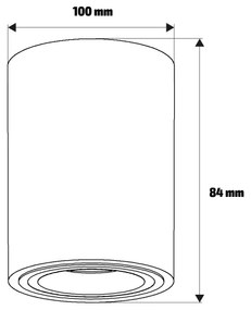 Brilagi - Spot LED RGBW MIA, reglabil, 1xGU10/4,8W/230V, 100x80 mm, bej