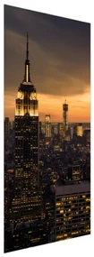 Fototapeta pentru ușă - New York în apus de soare (95x205cm)