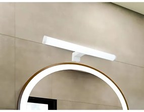 Aplica LED pentru oglindă de baie, 8 W, 230 V, 30 cm, IP44, alb