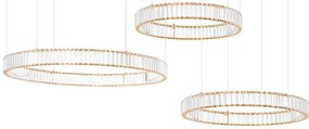 Lustra suspendata LED design ambiental Ring 3A auriu