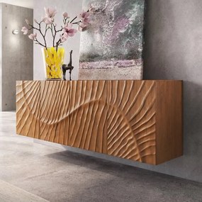Comoda suspendata din lemn de mango Scorpion 180cm, maro A-46647 VC