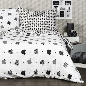 Lenjerie de pat micro 4Home Appletime, 140 x 200 cm, 70 x 90 cm